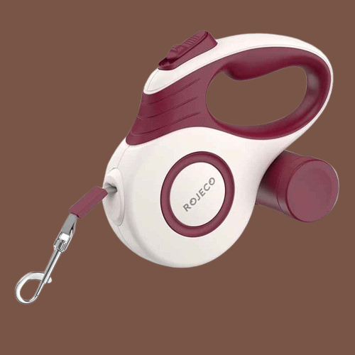 Coleira Retrátil Automática ROJECO para Cães e Gatos – 3M/5M