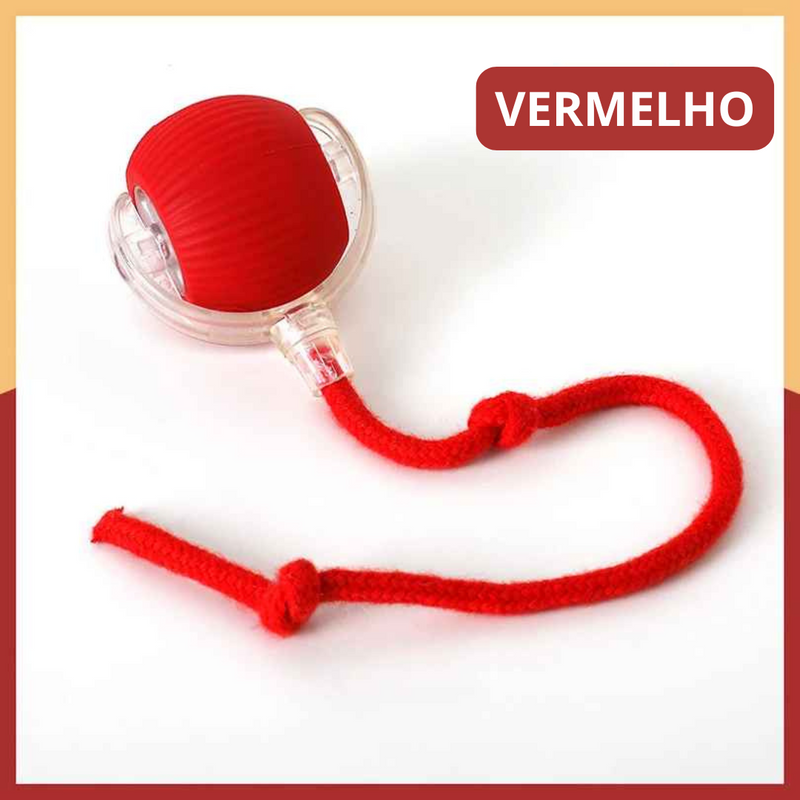 Brinquedo inteligente para gatos: ativa por toque, rola e esconde!