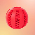Bola de Brinquedo Interativa para Cães e Gatos – Resistente, Não Tóxica, com Dispensador de Petiscos e Limpeza Dental