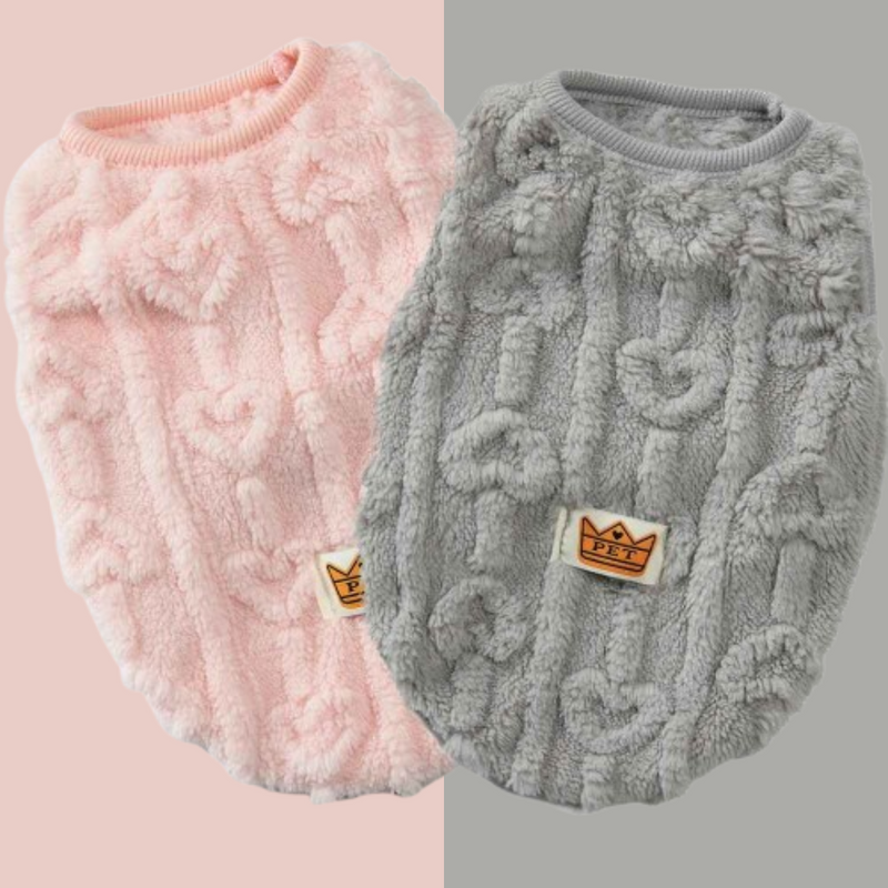 Jaqueta de Lã Aconchegante para Pets – Roupas Outono/Inverno para Cães Pequenos e Gatos | Casaco Macio para Chihuahua, Yorkie, Corgi e Mais!