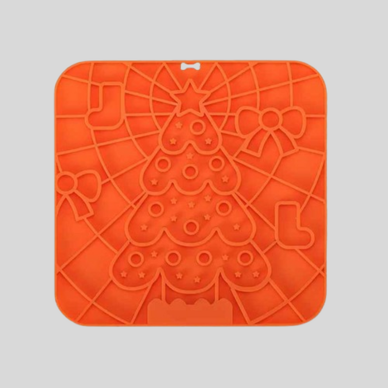 Tapete de silicone com alimentação lenta — ideal para pets ansiosos.