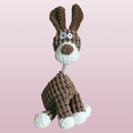 Brinquedo de pelúcia em forma de burro para cães – divertido, com apito e textura de veludo cotelê, ideal para mastigar, treinar e entreter filhotes e cachorros.