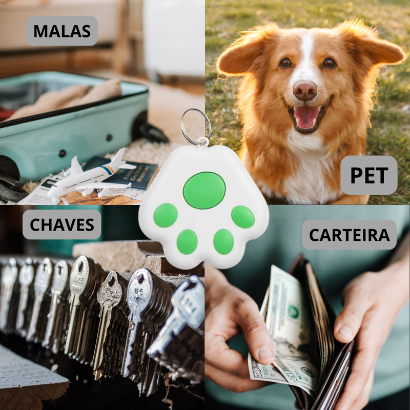 Mini Rastreador GPS Bluetooth – Localizador Inteligente para Chaves, Crianças, Pets e Bolsas. Compatível com iOS/Android. Função Anti-perda